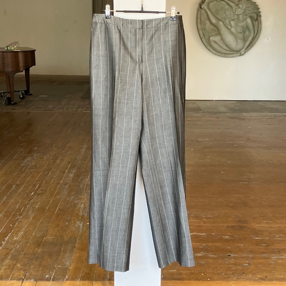 Talbots Pants - Talbots slate, gray, iridescent, Italian  pinstripe pants